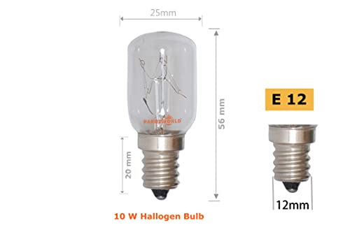 Image of PARDZWORLD E 12 Bulb With Holder & Connector Combo Pack | Suitable for Godrej Refrigerators Only. Match & Buy.