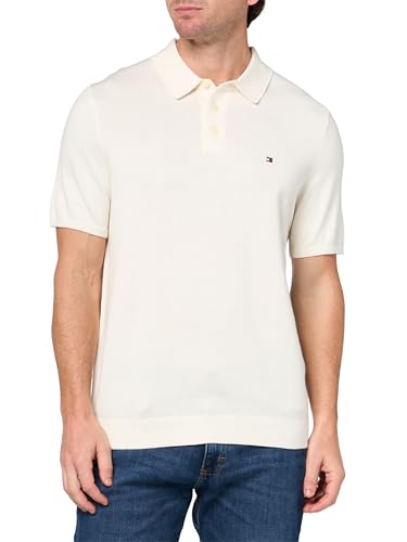 Image of Tommy Hilfiger Men's Lightweight Cotton Knit Short Sleeve Polo Shirt