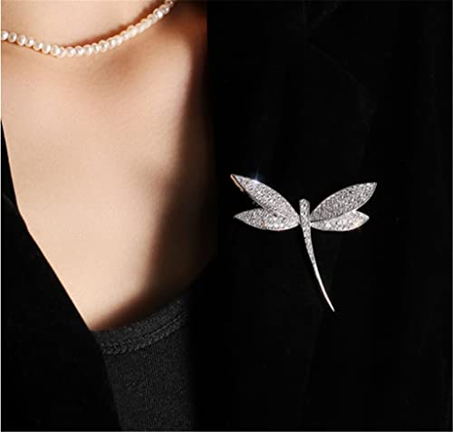 Broche libellule de haute qualité pour veste et costume chic