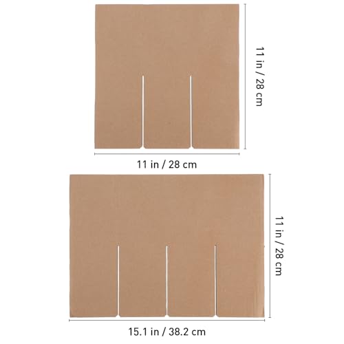 GLEAVI 5 Stück Glasteiler Für Umzugskartons: Weinglas-Kartonteiler Kartonteiler Für Weingläser Küchengeschirrverpackung (Karton Nicht Im Lieferumfang Enthalten)