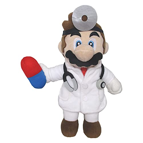 Little Buddy 1824 Dr. Mario World - Doctor Mario Plush, 9',Multicolor