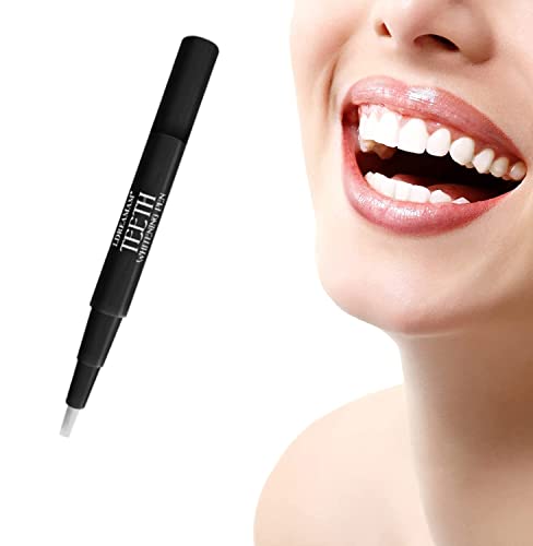 Gel Blanqueador de Dientes,Lápiz dental,Lápiz de Blanqueamiento Dental,Pluma de Blanqueamiento Dental,Blanqueador Dental,Elimine Los Dientes Negros y Amarillos.(Negro)
