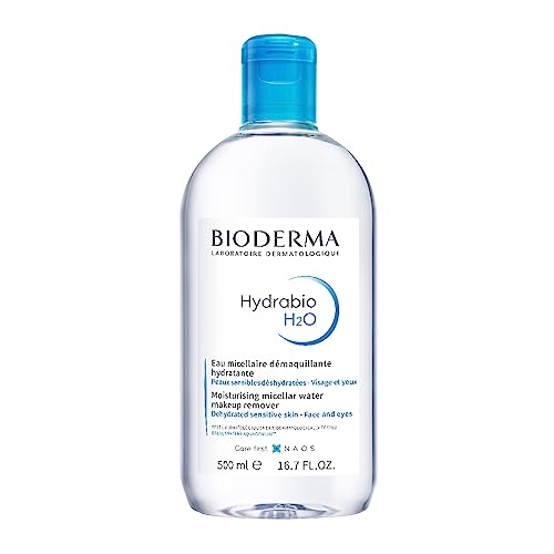 BIODERMA Hydrabio H2O - dermatologisches Mizellenwasser - reinigt, entfernt Make-up, spendet Feuchtigkeit - entfernt Unreinheiten und Schmutzpartikel - von Dermatologen empfohlen - Flasche 500 ml