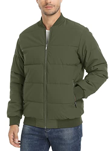TACVASEN Puffer Jacket Men Quilted Mens Lightweight Jackets Water-Resistant Warm Padded Comfortable for Winter2