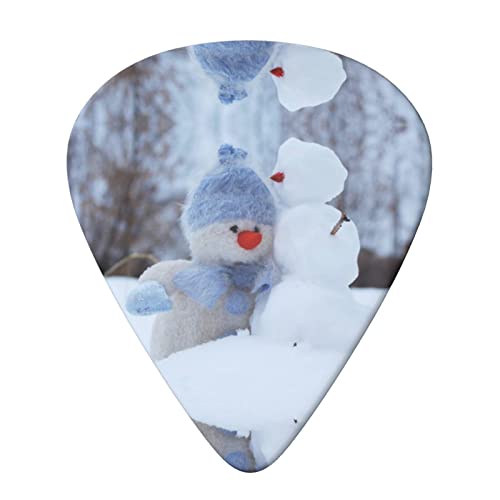 Lot de 6 médiators mignons Bonhomme de neige pour guitare acoustique, guitare électrique, basse, ukulélé – fins, moyens… - Les Beatles, Paul McCartney, John Lennon, RIngo Starr, George Harrison Lot de 6 médiators mignons Bonhomme de neige pour guitare acoustique, guitare électrique, basse, ukulélé – fins, moyens… – Image 4
