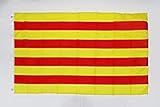 AZ FLAG Bandera de CATALUÑA 150x90cm - Bandera CATALANA - Catalunya 90 x 150 cm poliéster Ligero