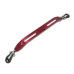 Megan Racing MR-SB-HP9201RL-R Steel/Aluminum Red Rear Lower Race Spec Strut Tower Brace Bar