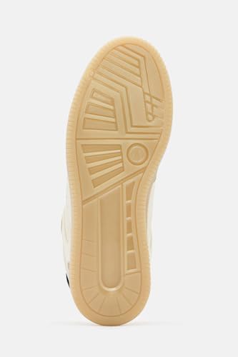 Image of SNITCH Men's Sneakers | PU & Suede Synthetic Upper, TPR Sole, Lace-Up Closure | Durable & Comfortable Casual Shoes | Versatile Low-Top Shoes