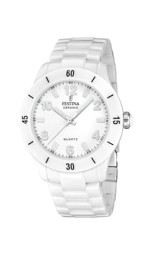 Reloj FESTINA para Mujer F20720/1 Ceramic Caja de Cerámica Blanco Correa de Cerámica Blanco