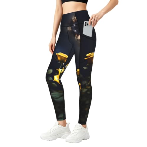 Mallas de deporte para uso diario leggings cómodos estampados florales