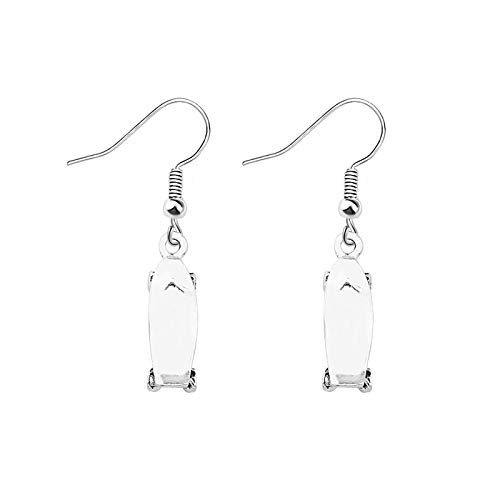 BAUNA Skateboard Inspired Quote Gifts Skateboard Keychain Skate Boarding is My Lifestyle Key Ring Jewelry for Skate Lover Coach (Skateboard Earrings)