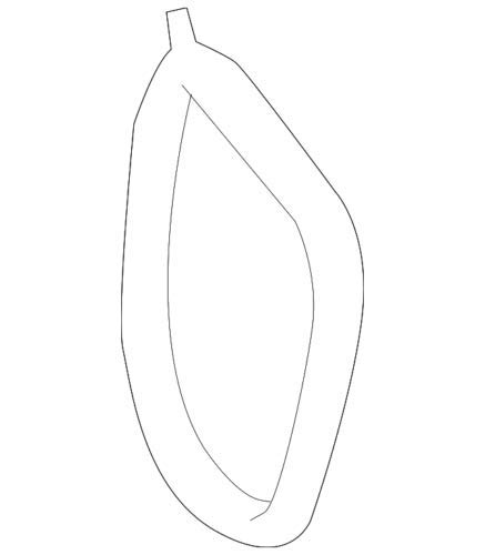 Mercedes-Benz 276 201 02 80, Engine Coolant Pipe Gasket