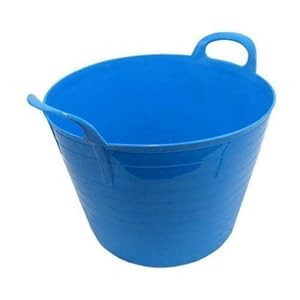 VTL® 42 LITRE FLEXI BASKET LARGE TUB GARDEN CONTAINER FLEXIBLE STORAGE BUCKET CHEAP! (Blue)