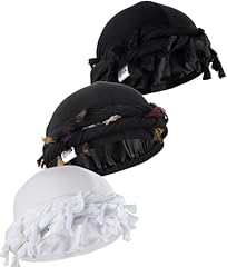 3 Pcs- Black/White/Multi-black