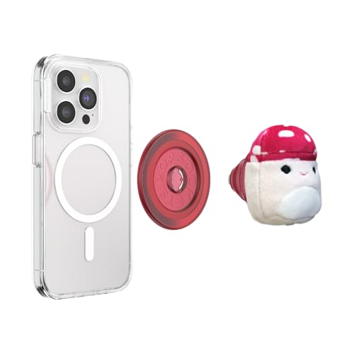 PopSockets MagSafe Malcolm de Squishmallows soporte para móvil con anillo adaptador 4