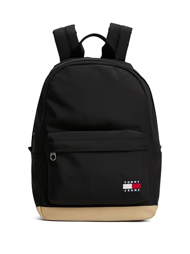 Image of Tommy Jeans Mens Essential Daily Dome Backpack, Black