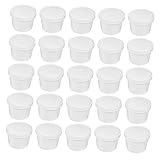 Cabilock Vasos De Papel Para Helados y Postres Envases Desechables Impermeables y Resistentes Al Aceite Aptos Para Fiestas Camping y Comida Para Llevar Color Blanco Con Tapa