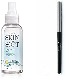 Avon Mosquito Insect/Bug Repellent "Skin So Soft Original Dry Oil Spray" with Free Eyeliner & £5 Gift Voucher for Beauty 1st Ltd