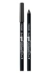 Deborah Milano - Matita Occhi 2 in 1 Gel Kajal e Eyeliner, Waterproof fino a 24H, Lunga Durata, Pigmenti Intensi e Texture Burrosa, Dona uno Sguardo Intenso e Definito, 01 Black, 1.21 gr