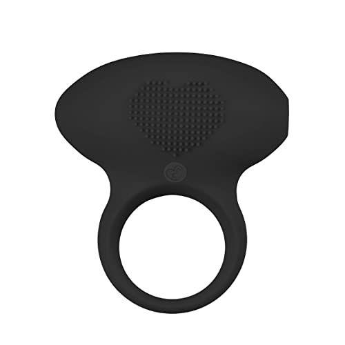 Anneau pénien vibrant noir EasyToys contre panne endurance couple