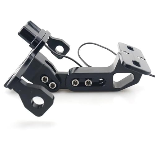 MISINIOKIM For Suzuki Y&AMAHA Motorcycle Plate Holder Bracket Light �o�C�N�p �i���o�[�v���[�g�u���P�b�g(CNC Black)