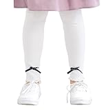 [Bee] ビー リボンレギンス ガールズ 女の子 キッズ 春 秋 冬 bcc01288 110cm ホワイト