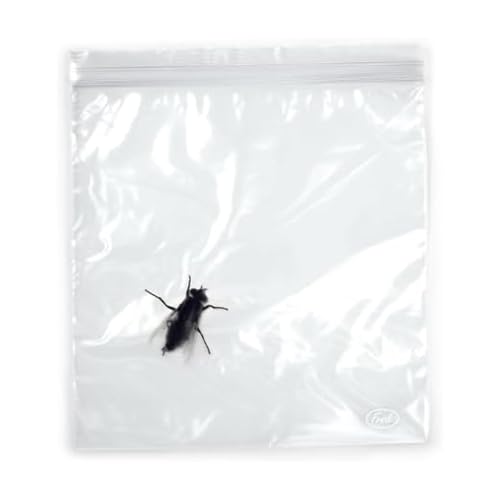 Fred & Friends LUNCH BUGS Zipper Sandwich Bags, 24 Count, Clear (LBUG)