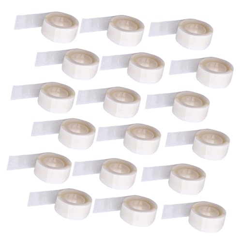 ULTECHNOVO Étiquettes Autocollantes Rondes Transparentes en Latex pour Ballon, 18 Rouleaux Auto-adhésifs Résistants, pour Décoration de Fête la Maison