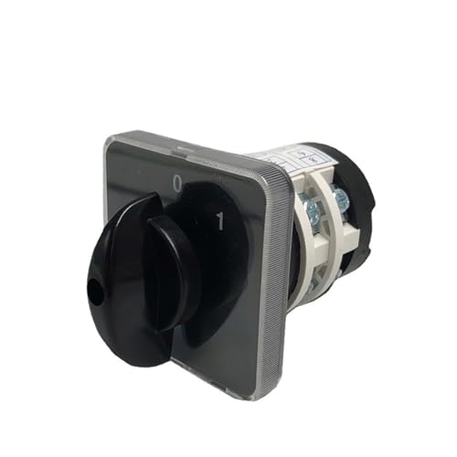 Interruptor conmutación giratorio de 690 V y 20 A con enclavamiento para control potencia