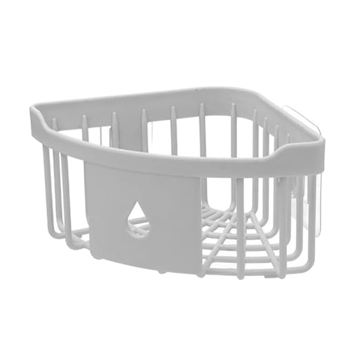 Yardenfun 2 piezas Estantería de Esquina para Baño sin Taladro Repisa de Almacenamiento Resistente PP para Ducha y Hogar Organizador Pared Multiusos Colores Aleatorios Color Color Aleatorio