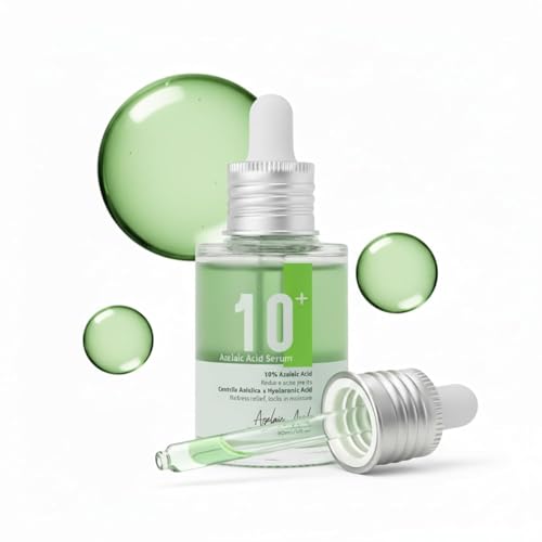 LBOYLOVE 10% Azelaic Acid Serum Hyaluronic Azalecic Essence for Acne Care Skincare Facial Pore Repair Essence Skin Care for Face Oil Control and Soothing