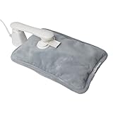 #winning Long Lasting Supersoft Medium Size Grey Fleece Electric Hot Water Bottle
