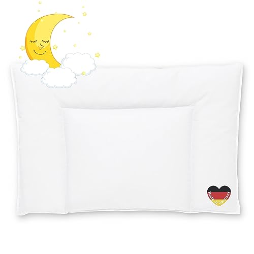 Koru Kids® Kinder Kopfkissen 40x60 cm – 100% Baumwolle – Kinderkissen – 60 Grad waschbar - Kissen Kinder – Oeko-Tex – Kinderkopfkissen –...