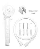 SCUARI RV Shower Head with Hose,Car Accessories Non-Metallic Hand-Held RV Shower Head with Guide Ring & Shower Holder,Automotive Replacement Parts,Suitable for Most RV,Camper,Van,Travel Trailer