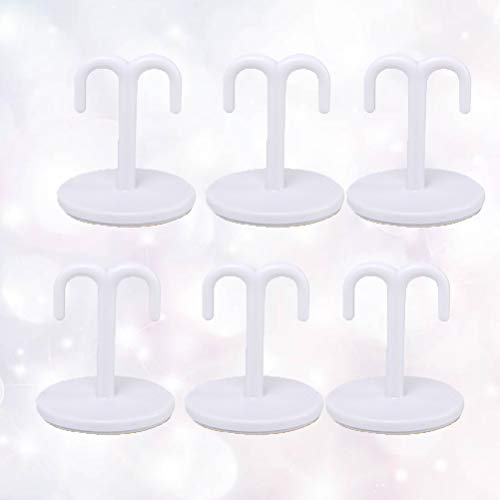 Ganchos de teto adesivos Topbathy sob a prateleira, casaco, gancho, toalha, gancho, gancho, gancho p