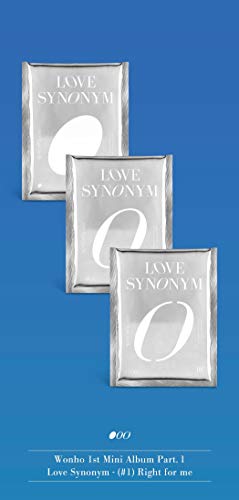 Wonho Love Synonym 1 Right for Me complet set 3CD pre order benefit - 3