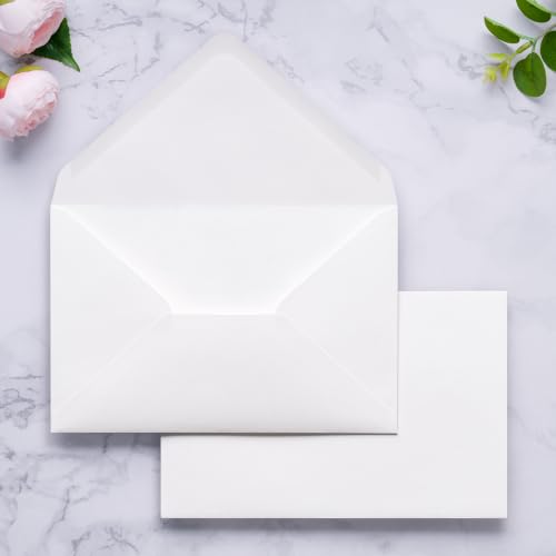 Enveloppes A9 blanches épaisses opaques anti-pliure de 14x22 cm