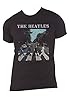 The Beatles Men's Abbey Road and Logo Short Sleeve T-Shirt, Black, Medium #3