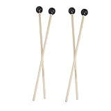 TOGEVAL 音楽ツール マリンバ ドラムスティック セット 木製ハンドル 女性 男性 子供 大人 パフォーマンス用