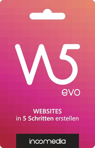 WebsiteX5 Evo (Version 2025) - Erstelle Websites & Blogs in 5 Schritten ohne Vorkenntnisse - Windows 11/10/8/7 - Deutsch (multilingual) *DAUERLIZENZ für 2 PC* Product Key Card (PKC) (evo, PC) WebsiteX5 Evo (Version 2025) - Erstelle Websites & Blogs in 5 Schritten ohne Vorkenntnisse - Windows 11/10/8/7 - Deutsch (multilingual) *DAUERLIZENZ für 2 PC* Product Key Card (PKC) (evo, PC)