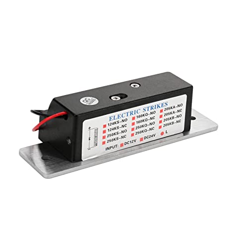 Gâche électrique ANSI 12V réglable Fail-Secure pour contrôle d'accès sécurisé - 3