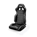 SPARCO Sportsitz R100 MY22 Schwarz Kunstleder + Weiße Nähte (Verstellbar), 009014NRSKY Black