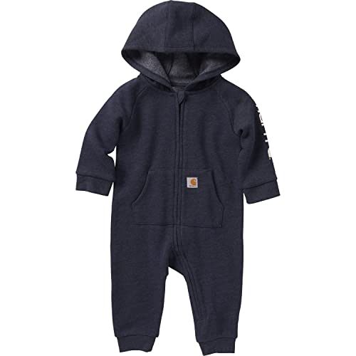 Image of Carhartt baby-boys Long-sleeve Zip-front Hooded Coverall