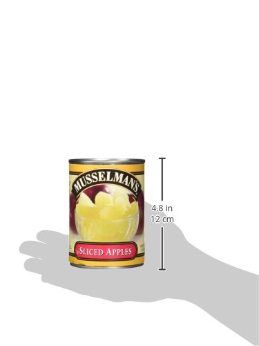 Musselmans Sliced Apple in Water, 20 Ounce (Pack of 12)