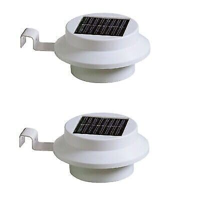 Solar Powered LED Gutter Door Wall Fence Lights Solar Outdoor Garden Security (2)