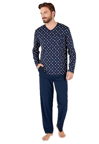 Pyjama homme Damart en maille jersey pur coton peigné pour la nuit