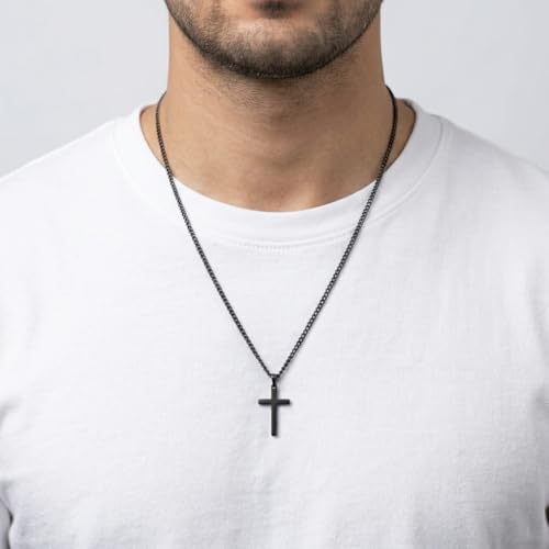 Image of SALTY ALPHA Anti Tarnish Stainless Steel Locket Neck Chain for Men | Stylish Pendant Necklace | Jewellery Accessories for Boys | Minimal Jewelry | Gifts for Boyfriend & Husband | Gift for Diwali, Christmas, Marriage, Birthday, Rakhi