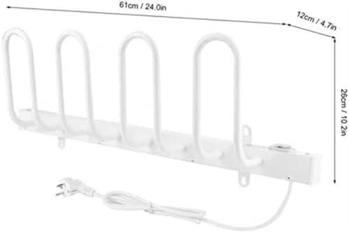 Secador de zapatos eléctrico blanco de pared miniatura 3