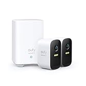 eufy Security, eufyCam 2C 2-Cam Kit, Security Camera Wireless Outdoor, Home Security System, HomeKit Compatibility, 1080p HD, IP67, Night Vision, Motion Only Alert, No Monthly Fee