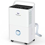Wellsle 80 Pints 2025 Energy Star Dehumidifier for basement, Smart Humidity Adjustment with 1.32 Gal Water Tank and Drain Hose, Silent & Efficient for Home Bedroom Garage Large Room.